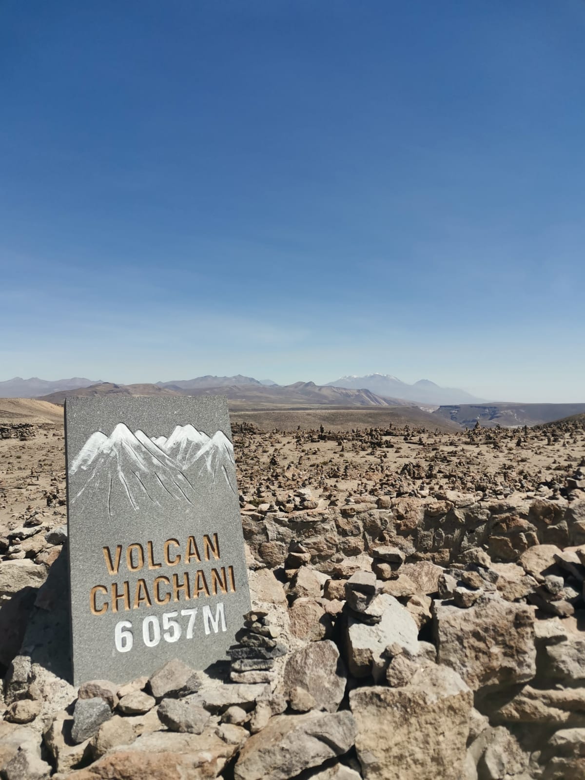 Volcano mirador en-route to the Colca canyon