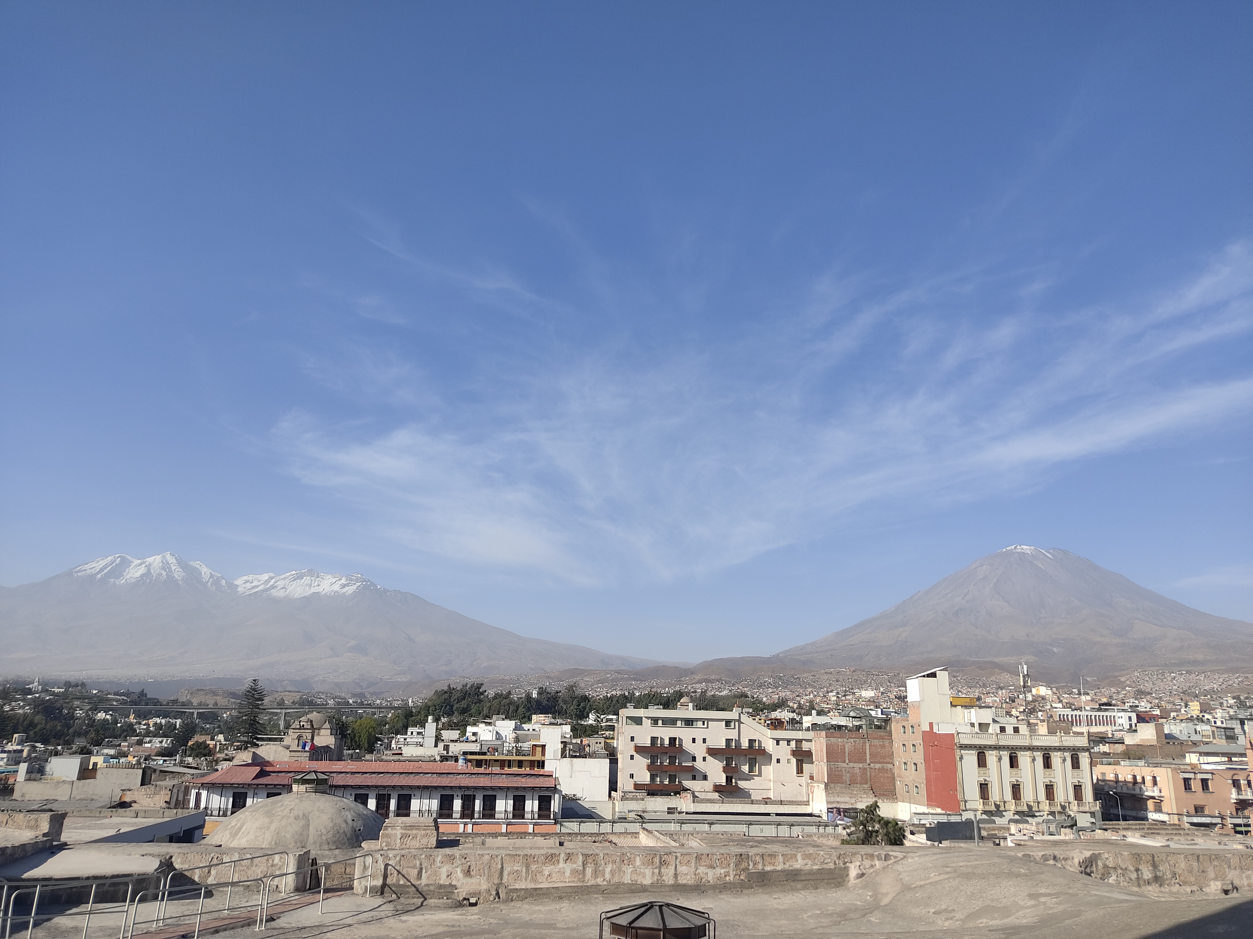 Arequipa volcanoes view