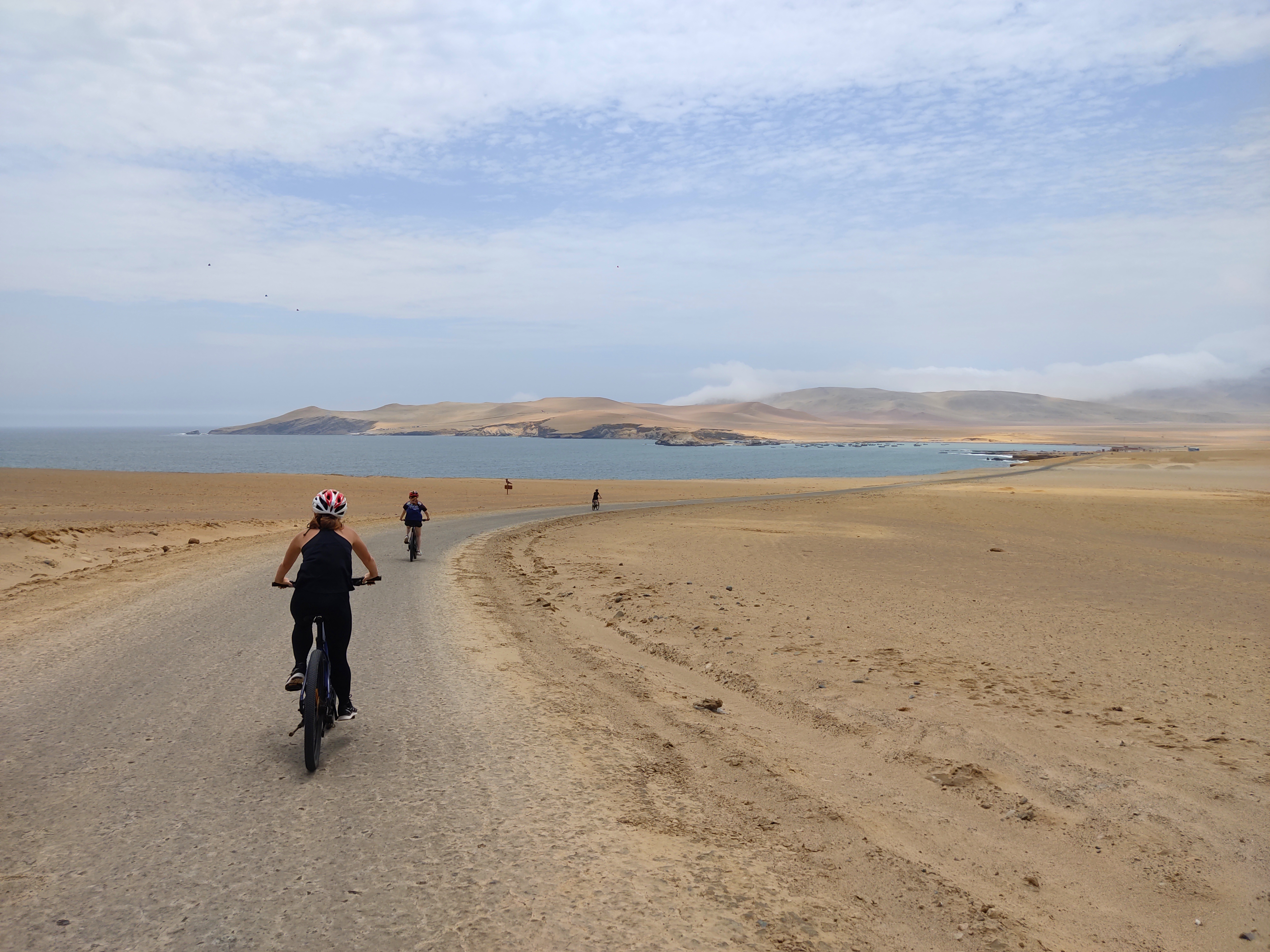 Playa Roja red sand beach in Peru