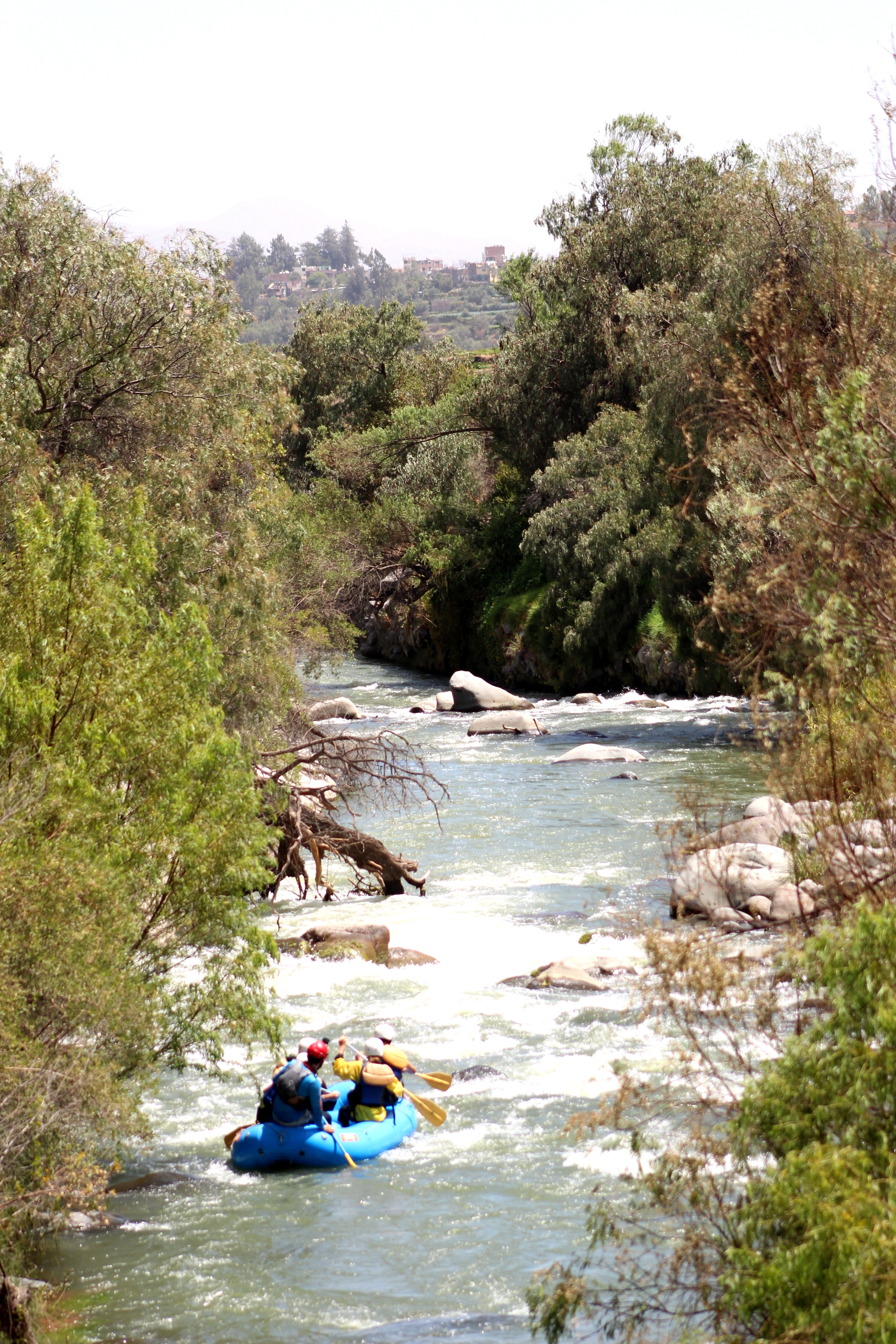 Rafting down the rio chilli
