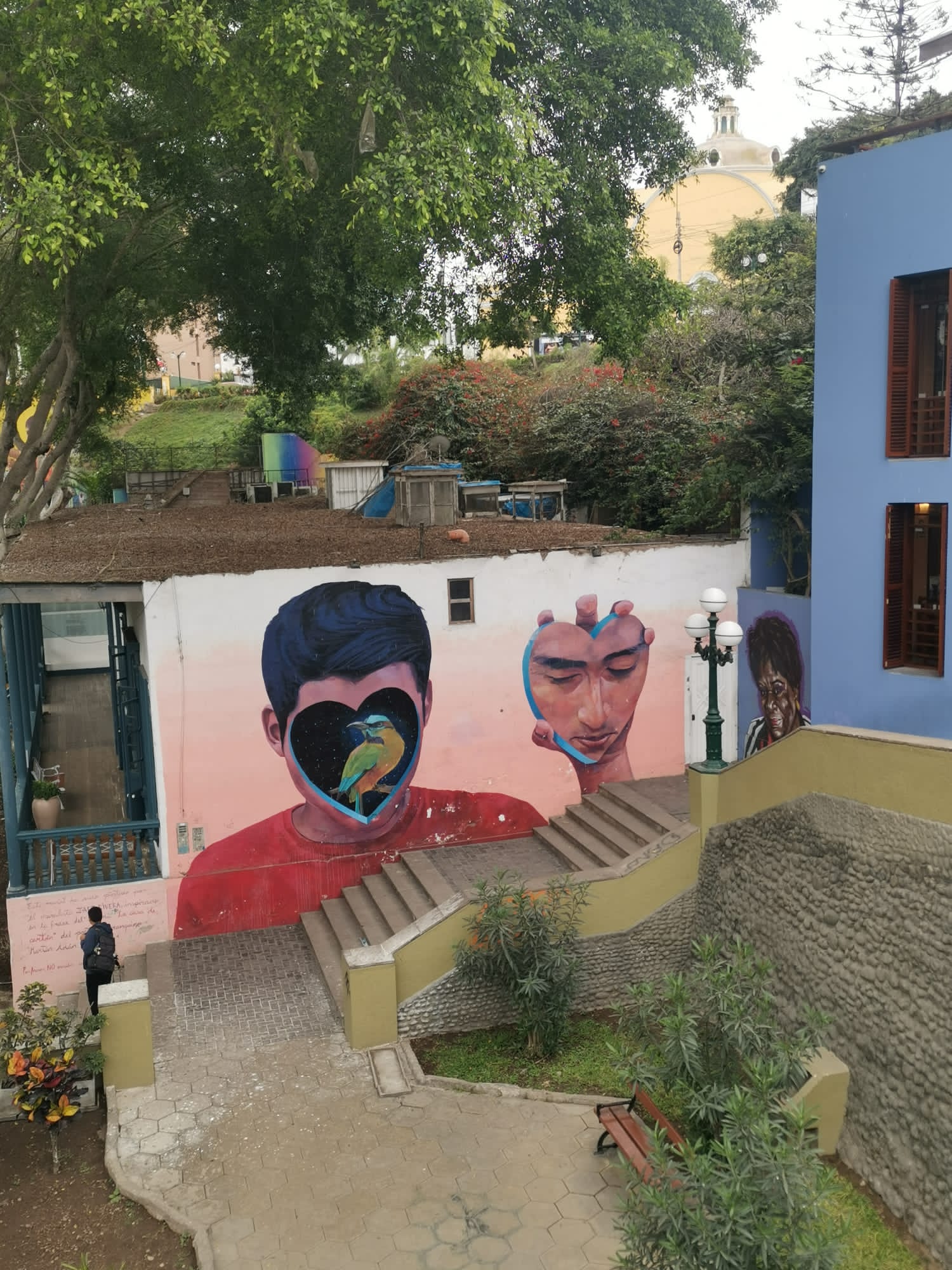 Street art in Barranco, Lima.