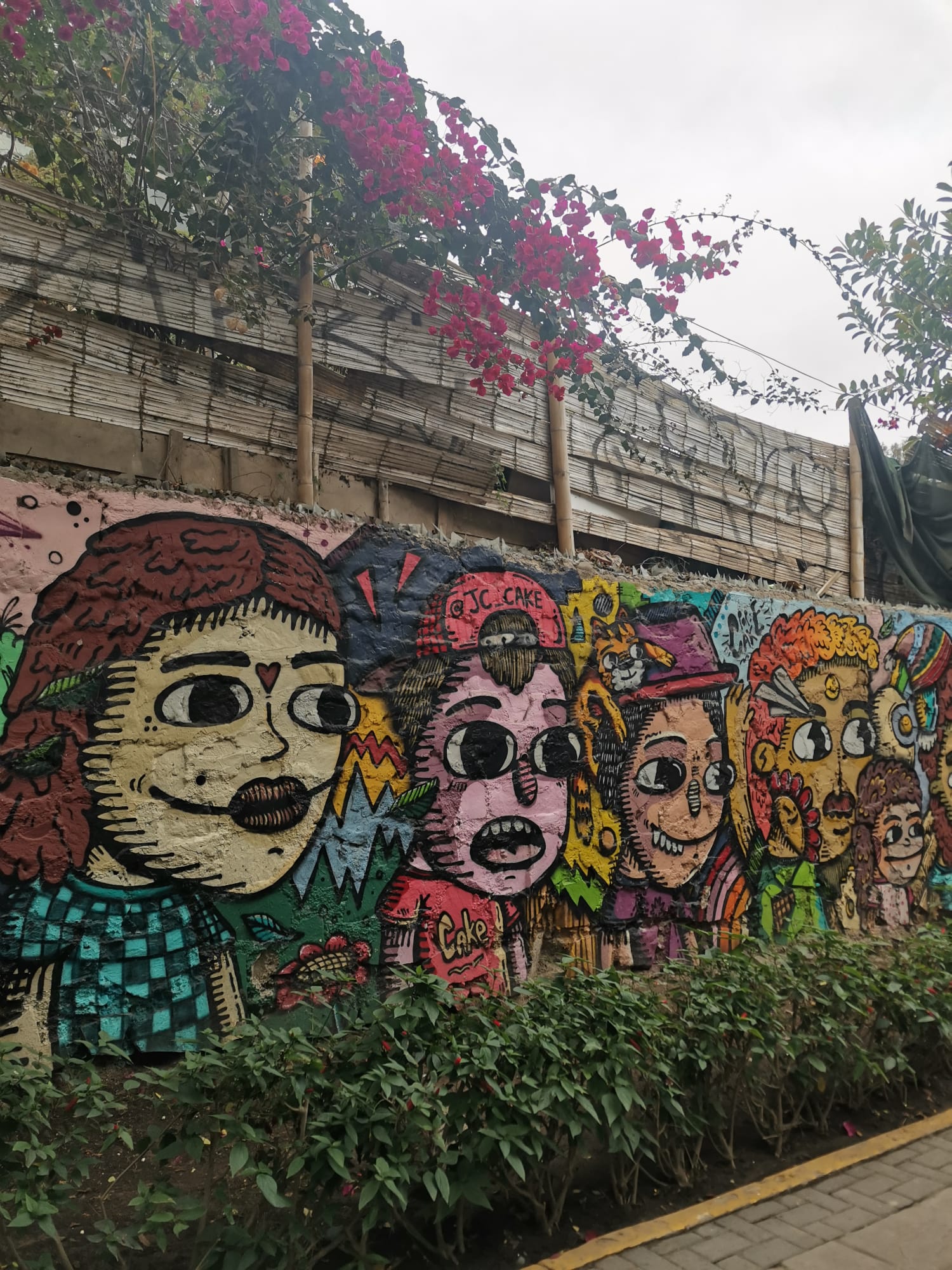 A mural in barranco, Lima.