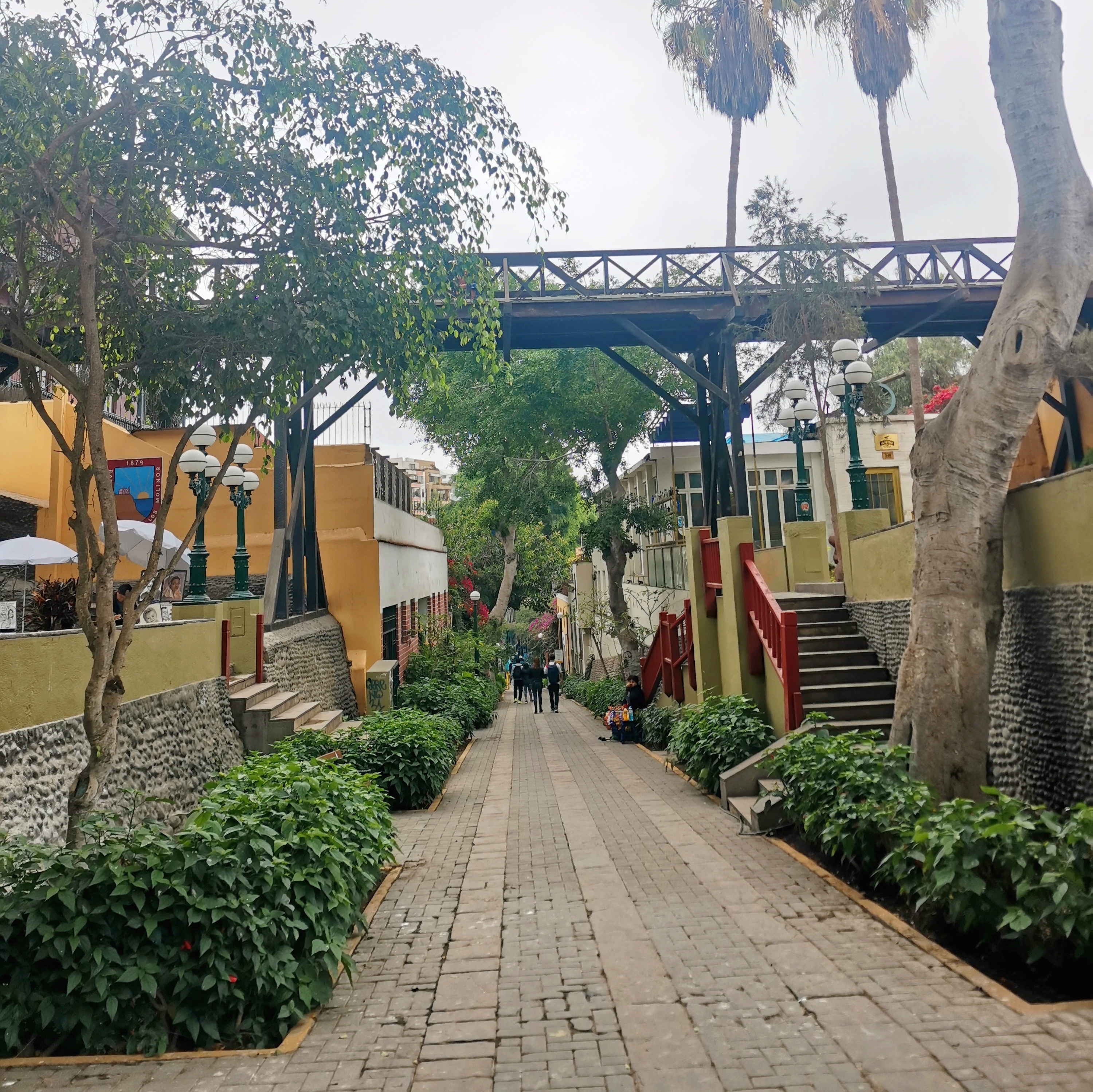 The bridge of sighs in Barranco, Lima.