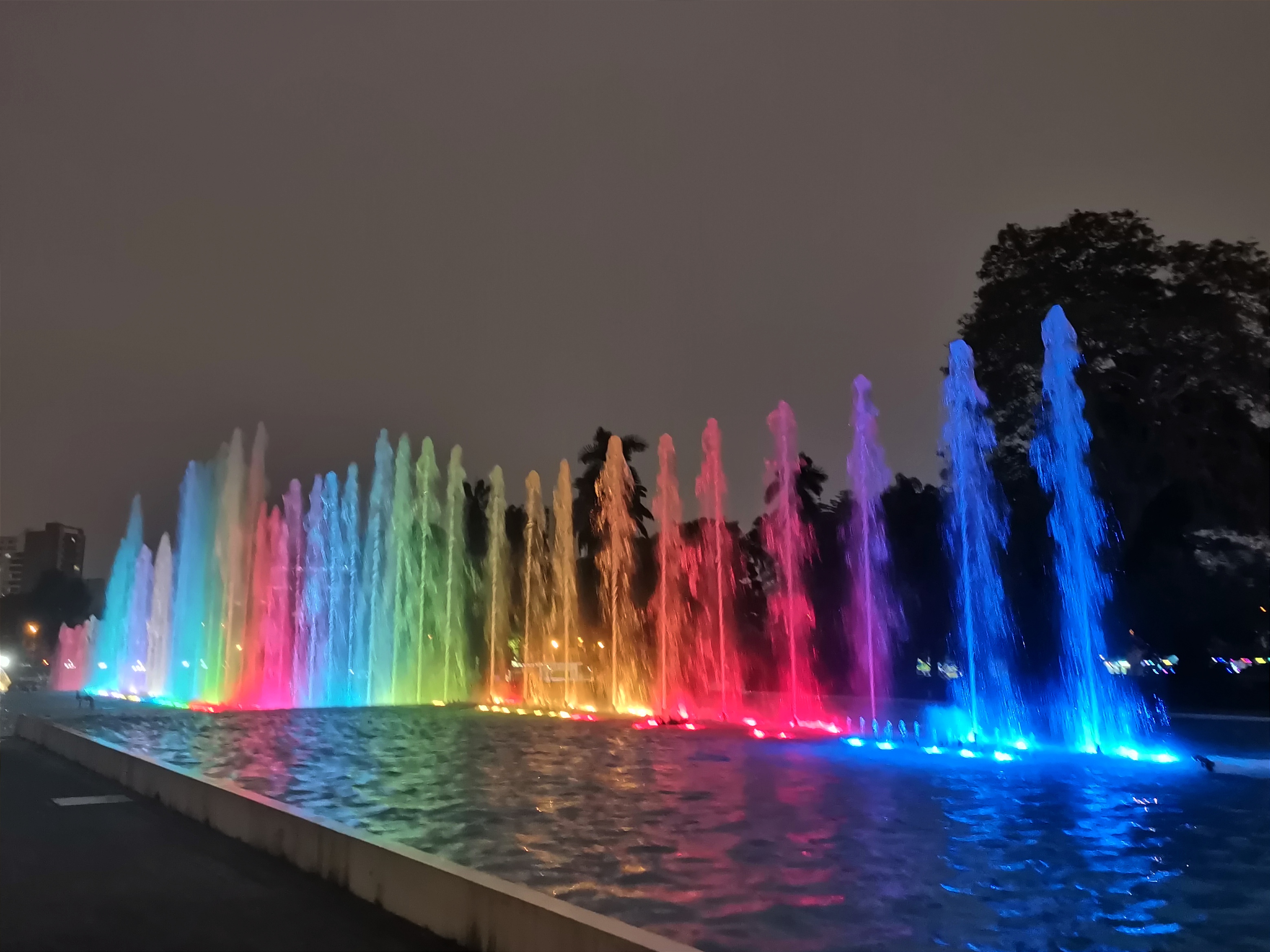 The magic water circuit in Lima.